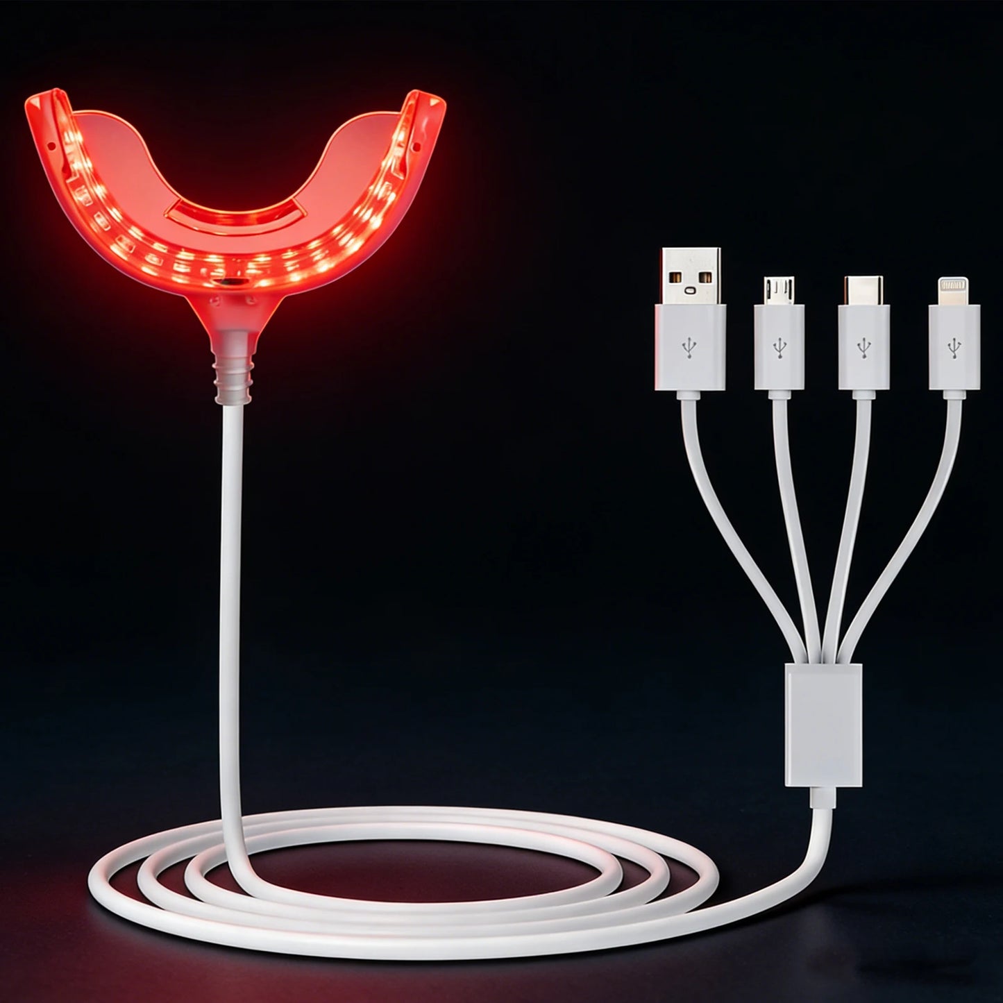 Red Light Teeth Whitening Device for Sensitive Gums | Amavheaf