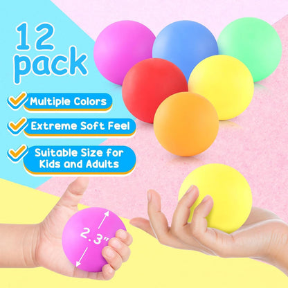 Motivational Stress Balls(4 Pack) for Kids and Adults,Stress Relief Ball with Quetos to Rrelieve Anxiety and Manage Anger