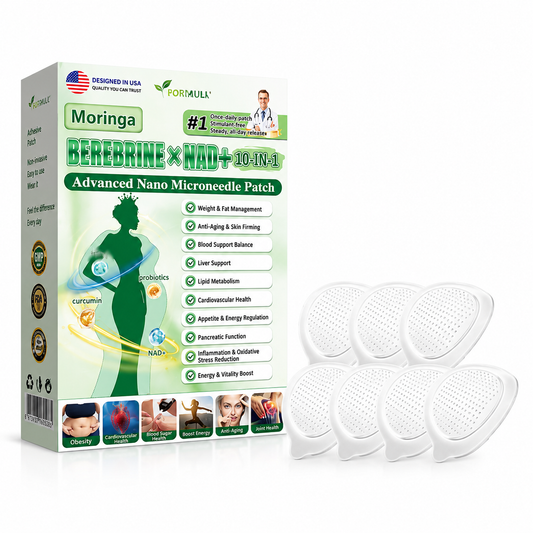 Moringa Patches - Professional Moringa 10-in-1 Nano Microdarts Patch, Gentle Natural Formula | Invisible Ultra-Thin Design | Suitable for All Skin Types (2pc)