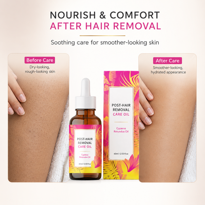 60ML Natural Cyperus Rotundus Oil for Hair removal, Hair Removal Oil for Slow Body Hair Growth,for Women & Men, Soothes Skin & Minimizes Pores