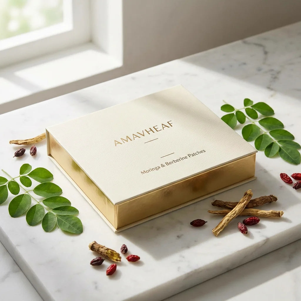 Berberine Patches with Cinnamon & Pomegranate (120 Pcs) | Amavheaf