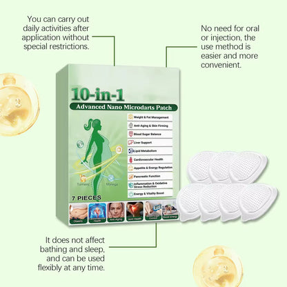 4Box/28Pcs Moringa & Berberine Weight Loss Patches | Amavheaf