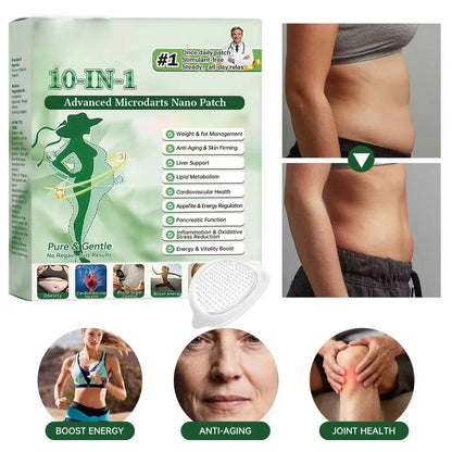 4Box/28Pcs Moringa & Berberine Weight Loss Patches | Amavheaf